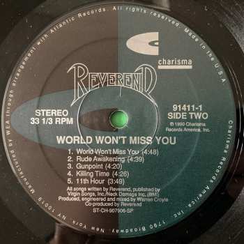 LP Reverend: World Won't Miss You