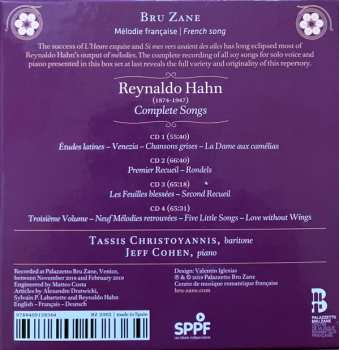 4CD Reynaldo Hahn: Complete Songs