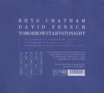 CD David Fenech: Tomorrowstartstonight