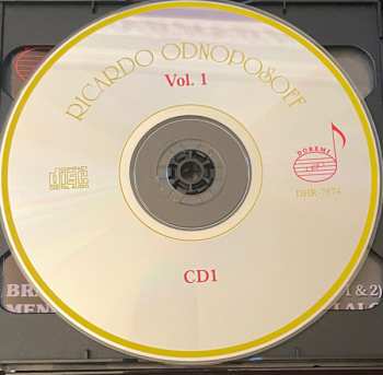 6CD/Set di cofanetti Ricardo Odnoposoff: Vol.1 . Violin Concertos And Showpieces