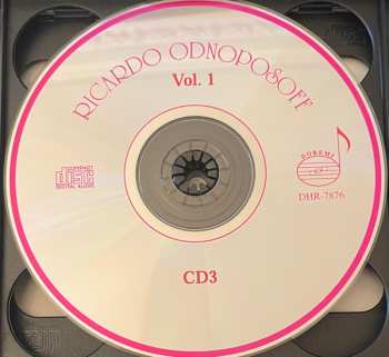6CD/Set di cofanetti Ricardo Odnoposoff: Vol.1 . Violin Concertos And Showpieces