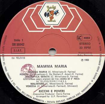LP Ricchi E Poveri: Mamma Maria
