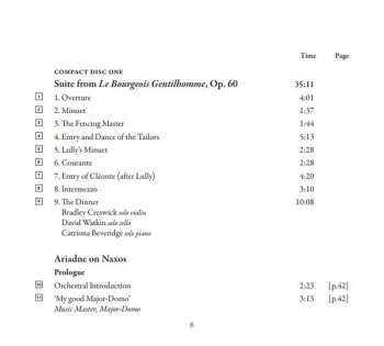 2CD/Set di cofanetti Scottish Chamber Orchestra: Le Bourgeois Gentilhomme / Ariadne Auf Naxos 