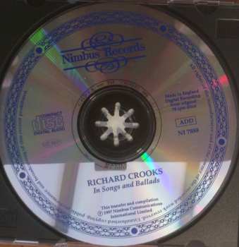 CD Richard Crooks: In Songs And Ballads