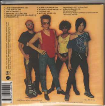 CD Richard Hell & The Voidoids: Blank Generation DLX