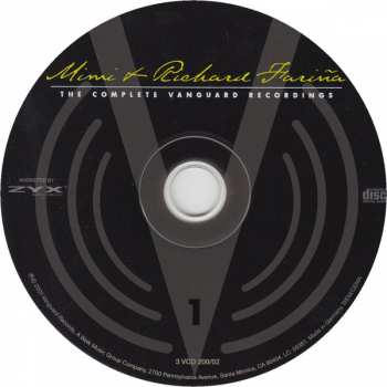 3CD Richard & Mimi Farina: The Complete Vanguard  Recordings