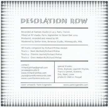 CD Richard Pinhas: Desolation Row
