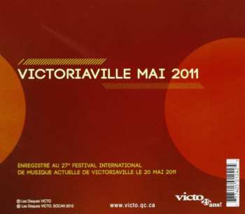 CD Richard Pinhas: Victoriaville Mai 2011