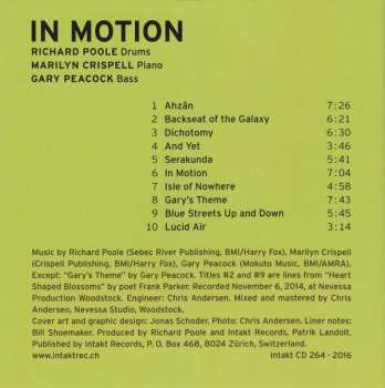 CD Marilyn Crispell: In Motion