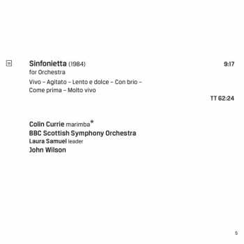 SACD John Wilson: Vol. 1: Marimba Concerto; Symphony No. 3; Celebration; Summer Music; Sinfonietta
