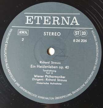 LP Richard Strauss: Ein Heldenleben