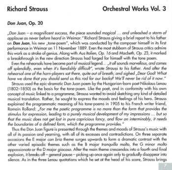 CD Richard Strauss: Orchestra Works · Vol. 3