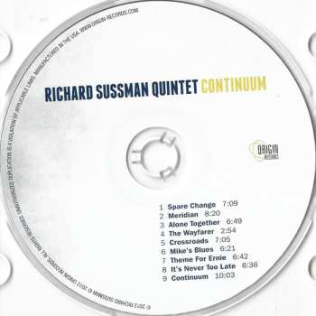 CD The Richard Sussman Quintet: Continuum