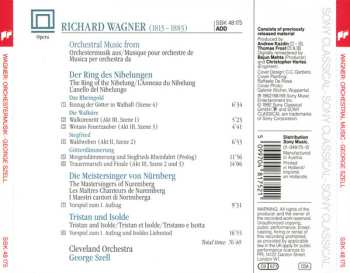 CD Richard Wagner: Orchestral Music From: Der Ring Des Nibelungen = Die Meistersinger = Tristan Und Isolde
