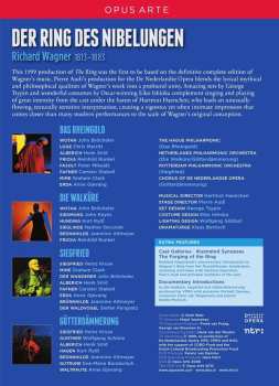 11DVD/Set di cofanetti Richard Wagner: Der Ring Des Nibelungen - Das Rheingold - Die Walküre - Siegfried - Götterdämmerung