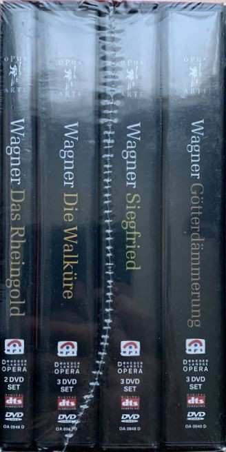 11DVD/Set di cofanetti Richard Wagner: Der Ring Des Nibelungen - Das Rheingold - Die Walküre - Siegfried - Götterdämmerung
