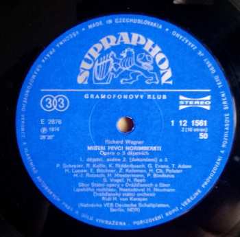 5LP/Set di cofanetti Herbert von Karajan: Mistři Pěvci Norimberští (Die Meistersinger von Nürnberg)