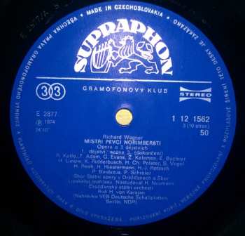 5LP/Set di cofanetti Herbert von Karajan: Mistři Pěvci Norimberští (Die Meistersinger von Nürnberg)