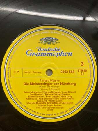 5LP/Set di cofanetti Richard Wagner: Die Meistersinger Von Nürnberg