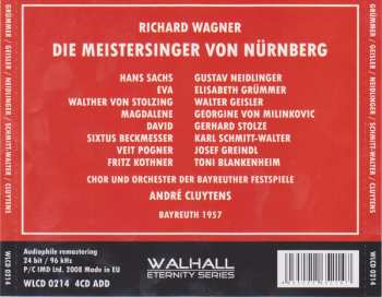 4CD/Set di cofanetti André Cluytens: Die Meistersinger Von Nürnberg - Gesamtaufnahme Bayreuth 1957