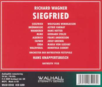 4CD Richard Wagner: Siegfried