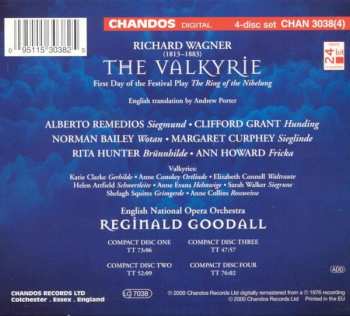 4CD/Set di cofanetti Richard Wagner: The Valkyrie