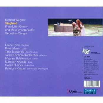 4CD/Set di cofanetti Richard Wagner: Siegfried