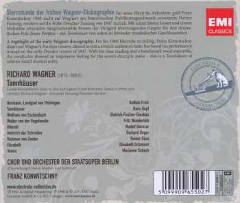 3CD/Set di cofanetti Dietrich Fischer-Dieskau: Tannhäuser Und Der Sängerkrieg Auf Wartburg