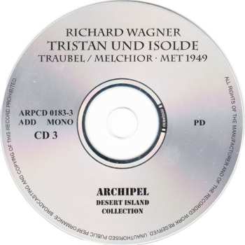 3CD Richard Wagner: Tristan Und Isolde, Metropolitan Opera, New York, 17.12.1949