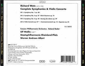 4CD/Set di cofanetti Staatsphilharmonie Rheinland-Pfalz: Complete Symphonies & Violin Concerto