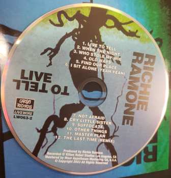 CD Richie Ramone: Live To Tell