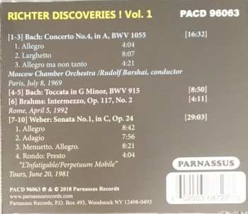 CD Johann Sebastian Bach: Richter Discoveries ! Vol.1