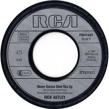SP Rick Astley: Never Gonna Give You Up