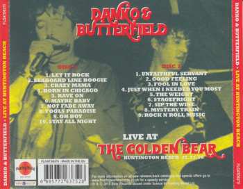 2CD Paul Butterfield: Danko & Butterfield Live At The Golden Bear Huntington Beach 21.11.78