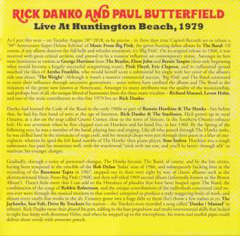 2CD Paul Butterfield: Danko & Butterfield Live At The Golden Bear Huntington Beach 21.11.78