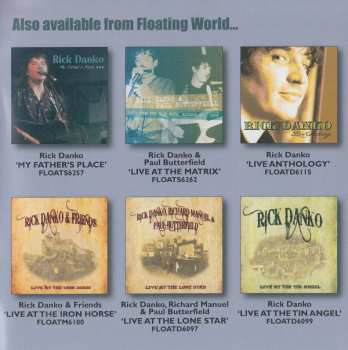 2CD Rick Danko: Double Live (Cubby Bear, Chicago, IL. Dec. 1989) (Stephen Talkhouse, Amagansett, NY. Oct. 1997)
