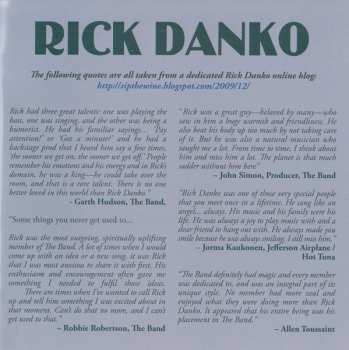 2CD Rick Danko: Double Live (Cubby Bear, Chicago, IL. Dec. 1989) (Stephen Talkhouse, Amagansett, NY. Oct. 1997)