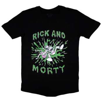 Merch Rick & Morty: Cartoon Network Maglietta - Green Splat