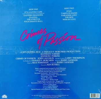 LP Rick Wakeman: Crimes Of Passion LTD | CLR