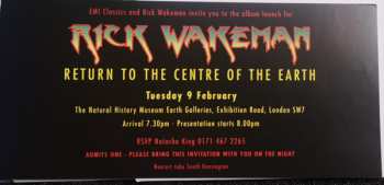 2LP/4CD/DVD/Set di cofanetti Rick Wakeman: Return To The Centre Of The Earth
