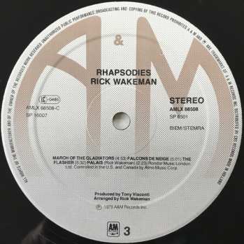 2LP Rick Wakeman: Rhapsodies