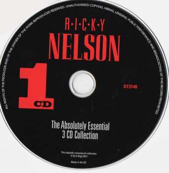 3CD Ricky Nelson: The Absolutely Essential 3 CD Collection	
