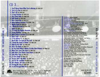 6CD/Set di cofanetti Ricky Nelson: The American Dream