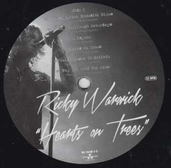 2LP Ricky Warwick: When Patsy Cline Was Crazy (And Guy Mitchell Sang The Blues) / Hearts On Trees
