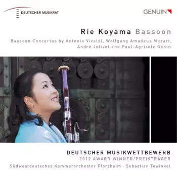 Bassoon Concertos By Antonio Vivaldi, Wolfgang Amadeus Mozart, André Jolivet And Paul-Agricole Génin