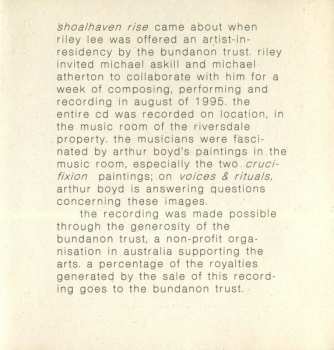 CD Michael Atherton: Shoalhaven Rise