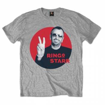 Merce Ringo Starr: Tričko Peace Red Circle  S