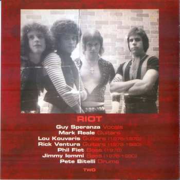 6CD/Set di cofanetti Riot: The Official Bootleg Box Set Volume 1 1976-1980