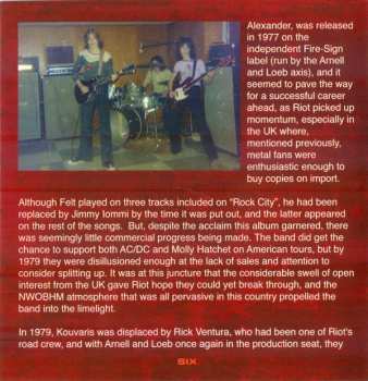 6CD/Set di cofanetti Riot: The Official Bootleg Box Set Volume 1 1976-1980