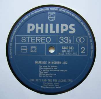 LP Rita Reys: Marriage In Modern Jazz